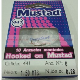 ANZUELOS MONTADOS MUSTAD 441