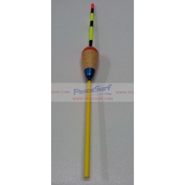FLOTADOR FIJO MADERA BALSA PEQUEÑO PERA
