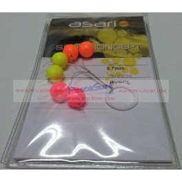 BOLITAS FLOTANTES CON TOPE ASARI COLORES L