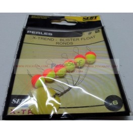 BOLITAS FLOTANTES BICOLOR CON TOPE SERT