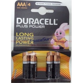 PILAS DURACELL PLUS POWER "AAA"