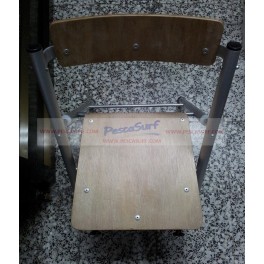 SILLA PESCA ARTESANAL ALUMINIO-MADERA